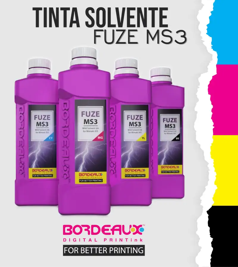 tintas solventes fuze MS 3