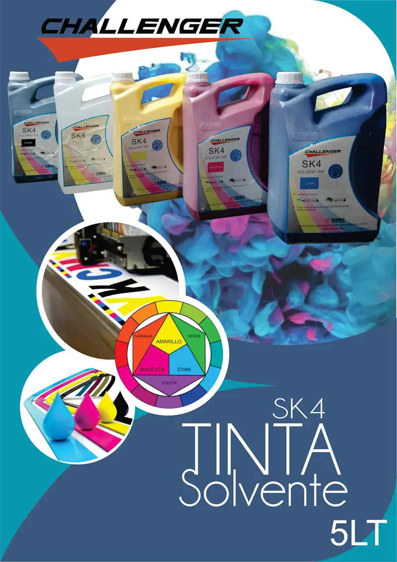 Tinta Solvente SK4 de 5litros
