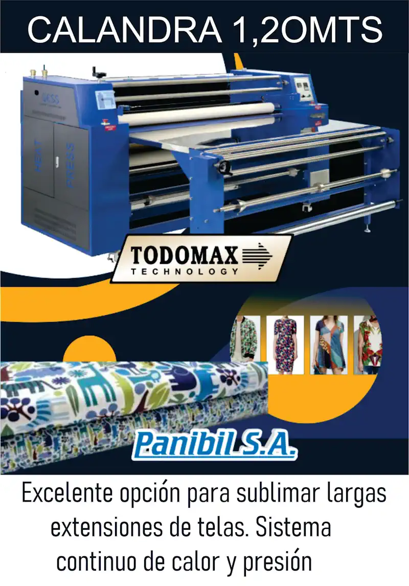 calandra para sublimación textil