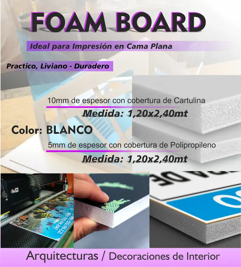 foam board en todomax