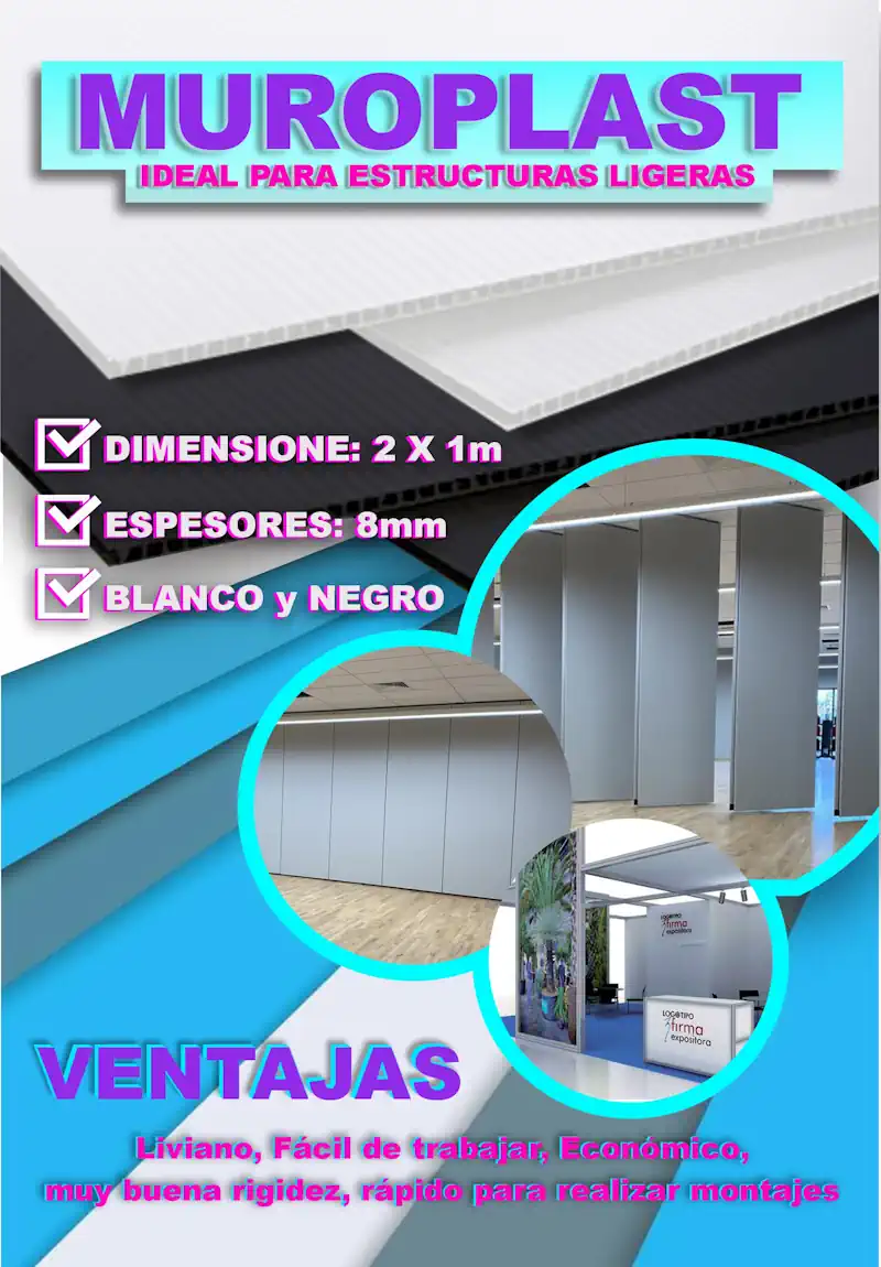 Muroplast 8 mm. ideal para estructuras ligeras en Todomax