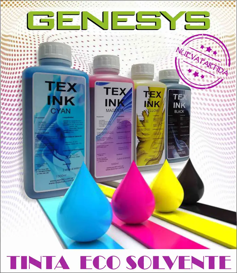 tinta genesys eco solvente