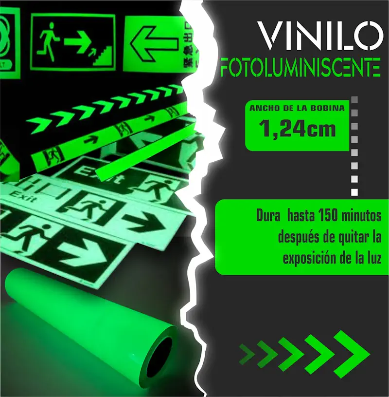 Vinilo fotoluminiscente