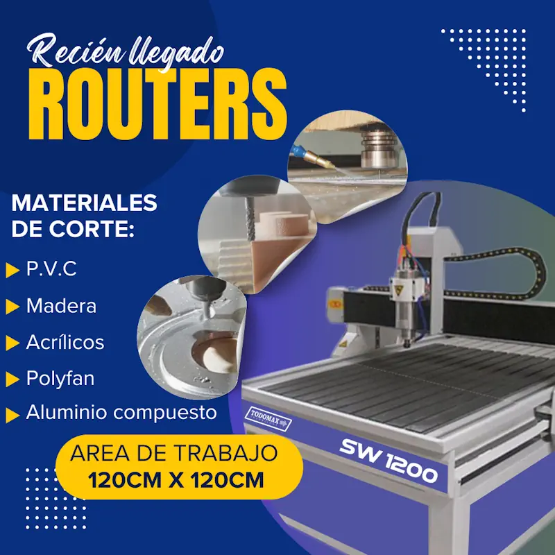 Routers 120cm x 120cm en Todomax