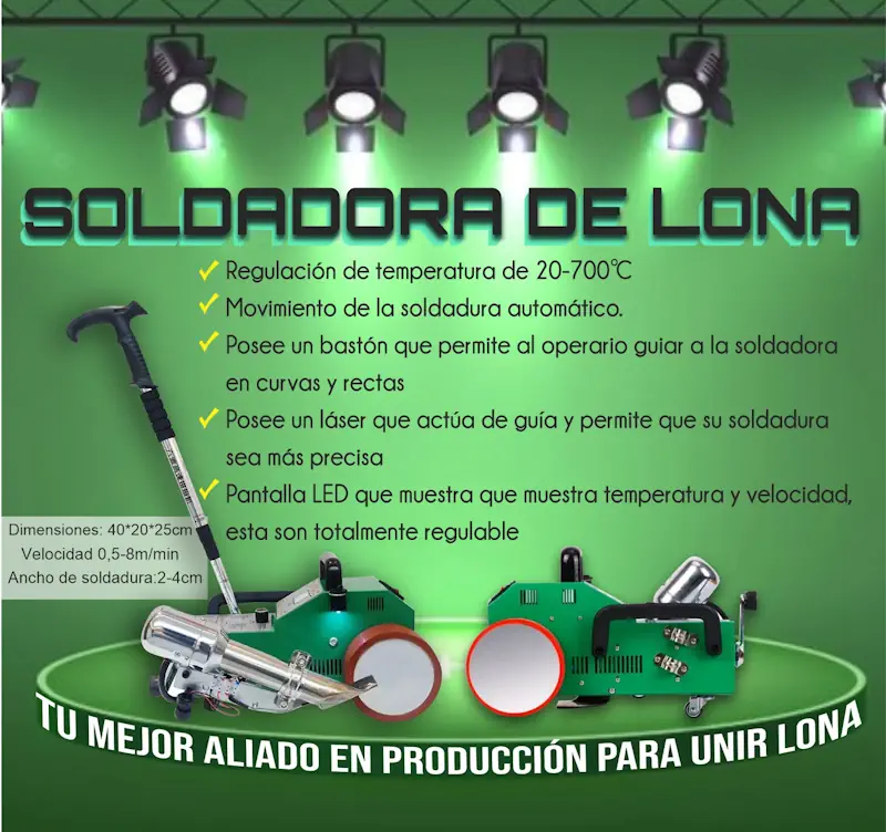Soldadora de lona "Tu mejor aliado" en Todomax