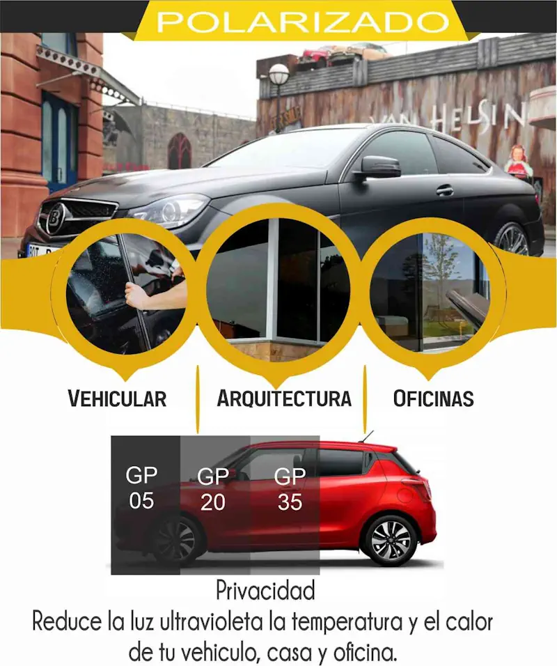 POLARIZADO varios tonos