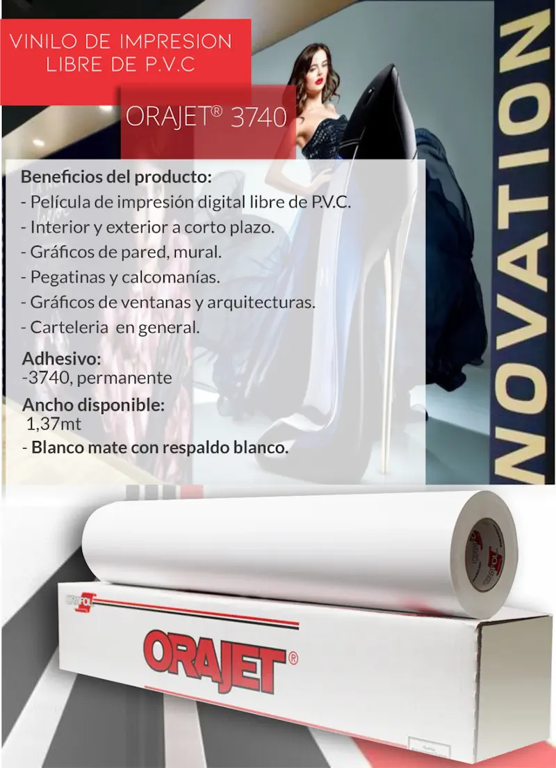 El vinilo ideal para gráficos y cartelería