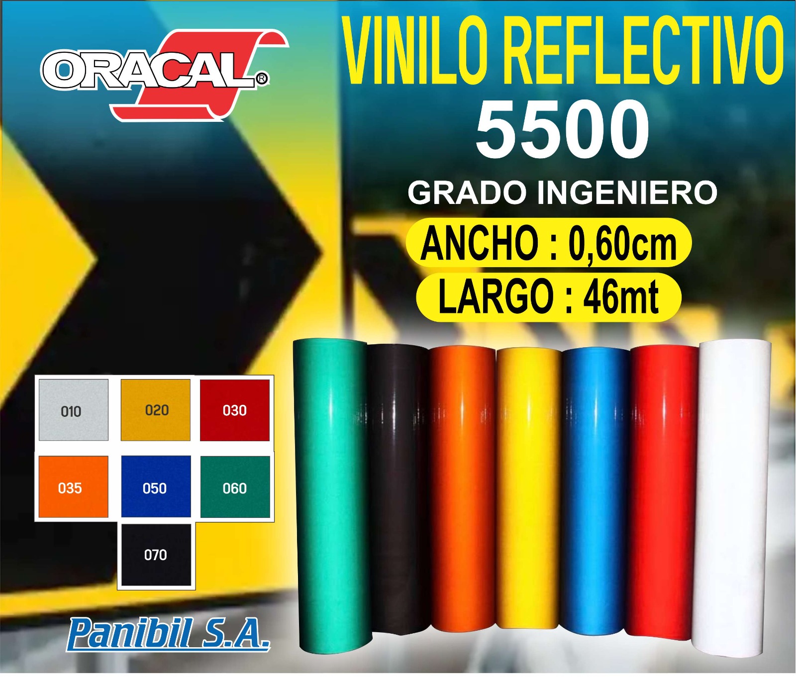 vinilo reflectivo 5500 en todomax