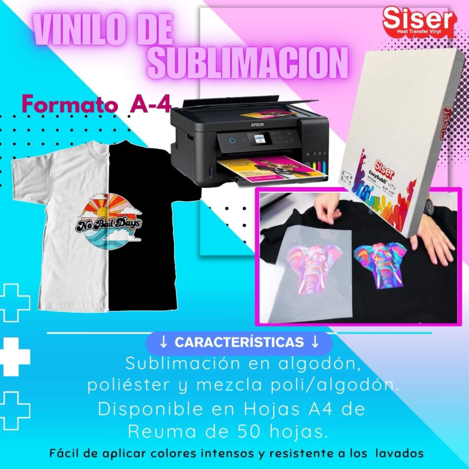 Vinilo de sublimación en Todomax