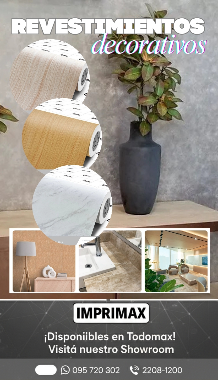 línea de revestimientos decorativos imprimax gold en Todomax