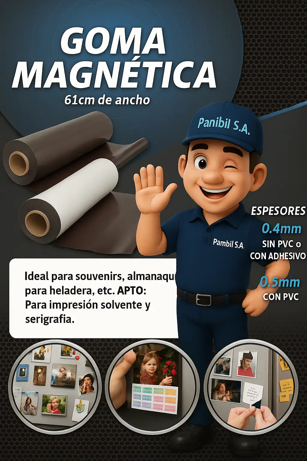 Panibito presenta Goma Magnética en Todomax