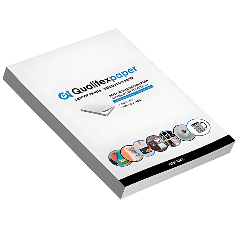 Qualitex paper para sublimación en hojas A4 en Todomax