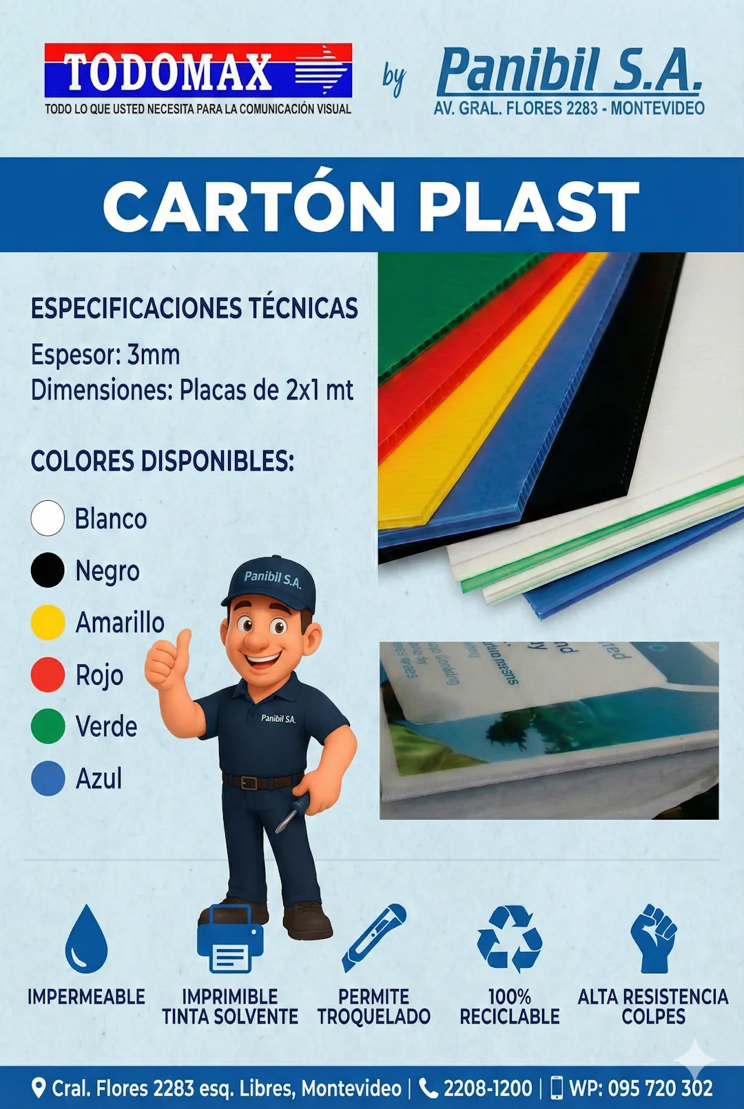 Carton Plast. La solución ideal en placas plásticas para llevar tu comunicación visual al siguiente nivel.