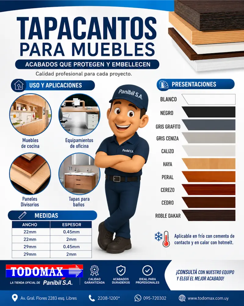 tapacantos en Todomax